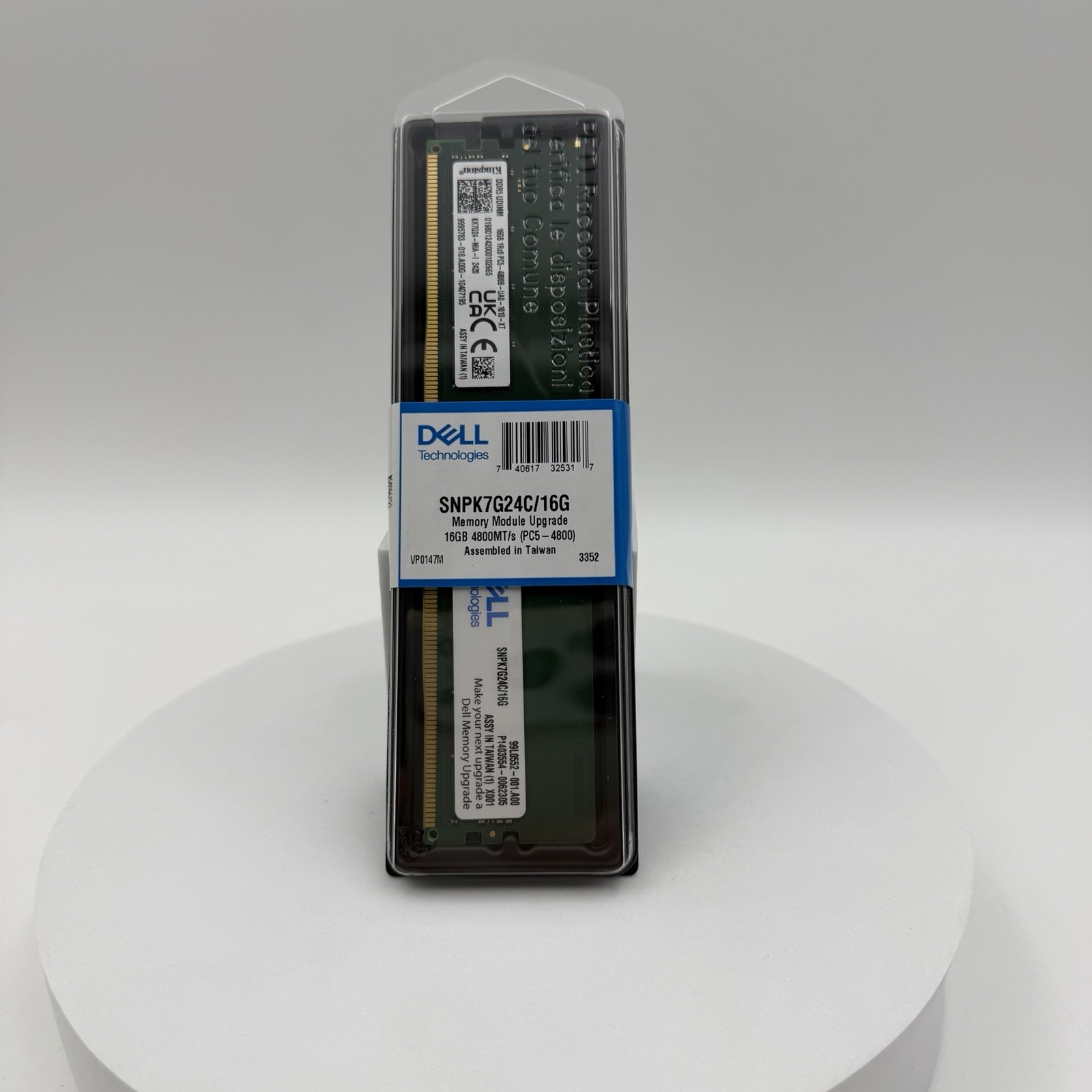Kingston DDR5 4800MHz 16GB UDIMM RAM 1RX8 PC5-4800B-UA0-1010-XT Sealed