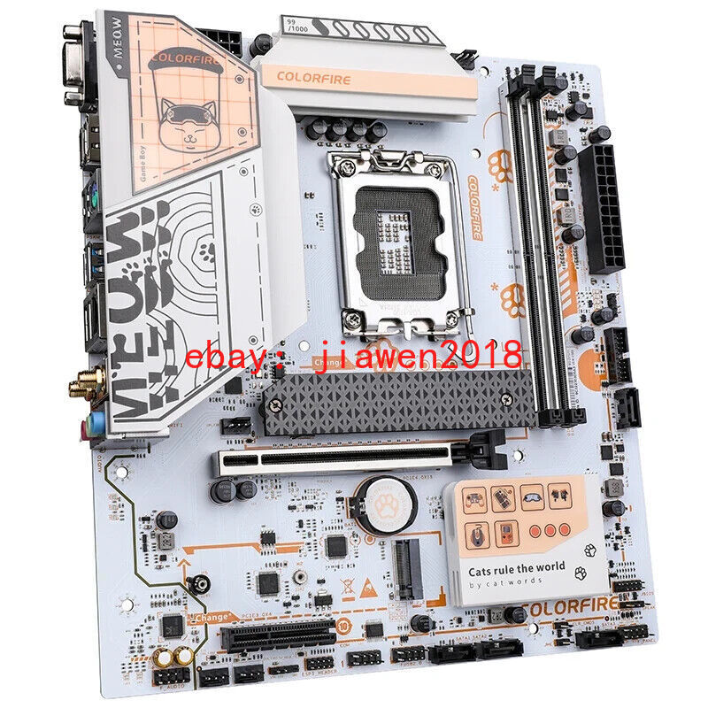 COLORFIRE B760M-A MEOW WIFI DDR5 M-ATX Motherboard COLORFIRE B760M-A MEOW WIFI DDR5 M-ATX Motherboard