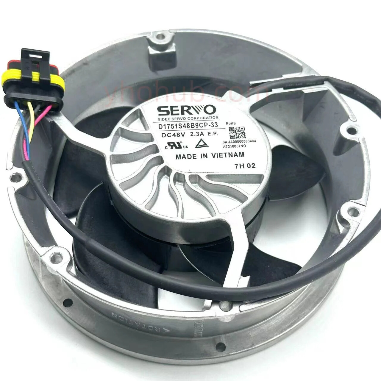 Japan Servo D1751S48B9CP-33 DC 48V 2.3A 172x150x51mm 4-Wire Server Cooling Fan Japan Servo D1751S48B9CP-33 DC 48V 2.3A 172x150x51mm 4-Wire Server Cooling Fan