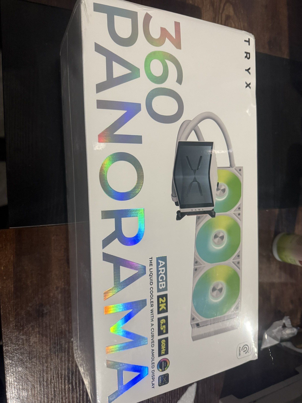 NEW, SEALED TRYX PANORAMA 360 ARGB White AIO w/ BUILT IN VRM FAN NEW, SEALED TRYX PANORAMA 360 ARGB White AIO w/ BUILT IN VRM FAN