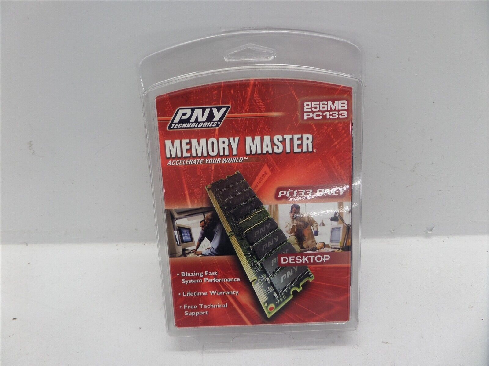 PNY Technologies 256MB PC133 SDRAM Desktop Memory 256S133