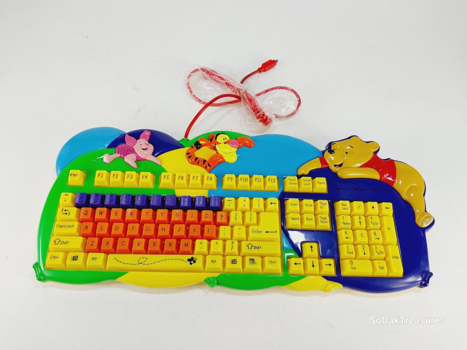 Vintage Disney Winnie The Pooh Tigger & Piglet Learning Keyboard DS KB10