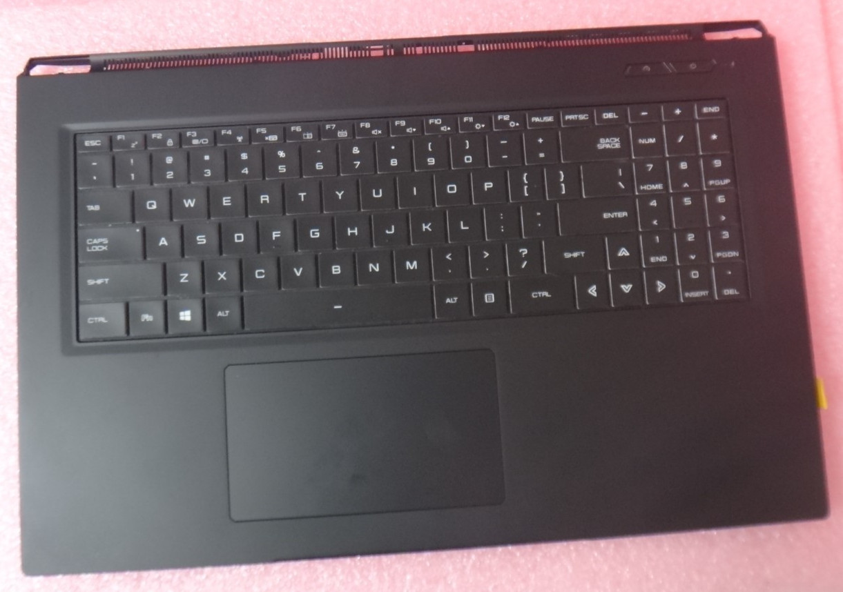 Genuine Palmrest W/ Keyboard For Eluktronics MAX-17 17.3 US With Backlit Black Genuine Palmrest W/ Keyboard For Eluktronics MAX-17 17.3 US With Backlit Black