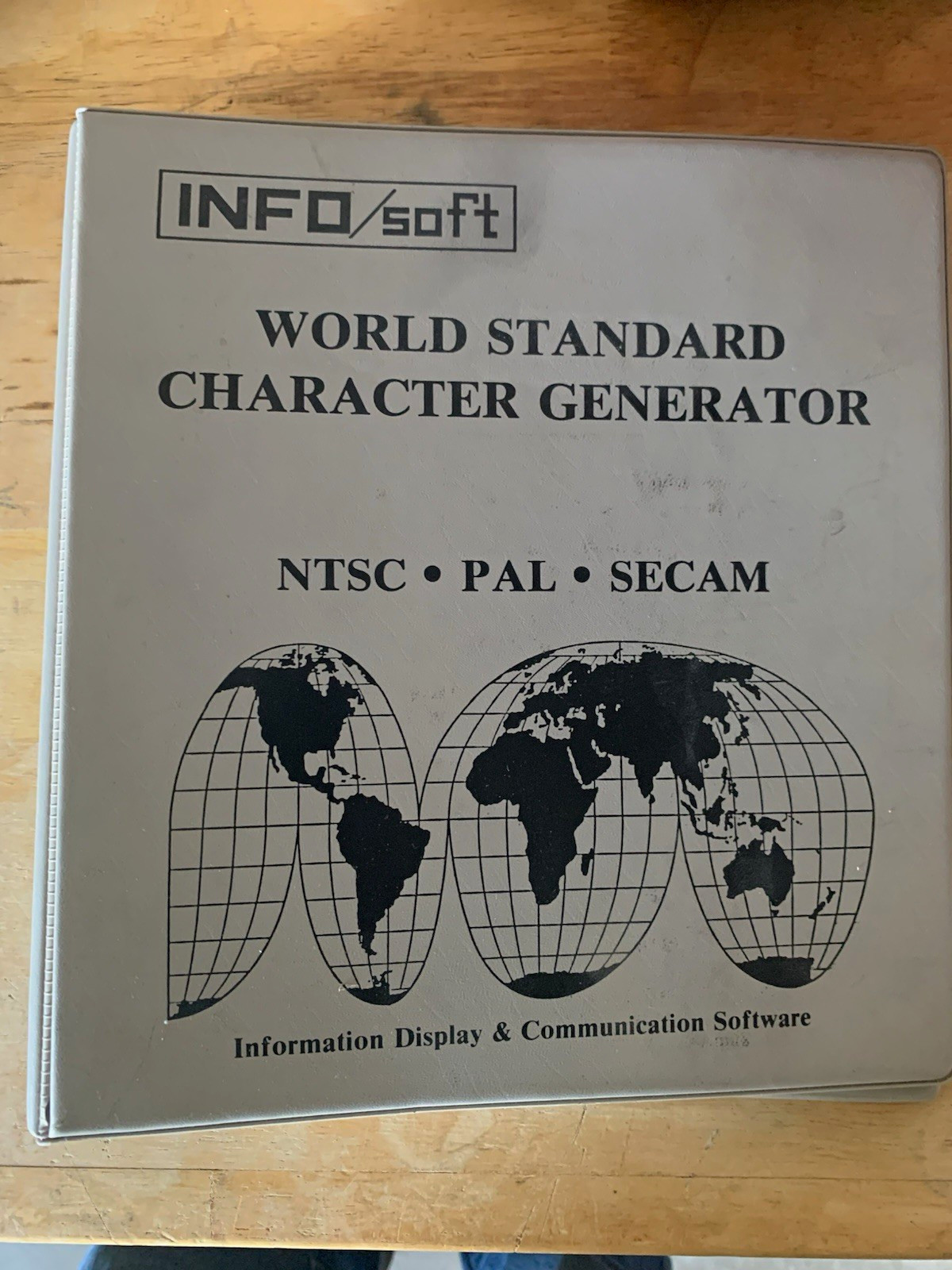 INFO/soft Character Generator Manual for Atari 3000/5000/7000 NTSC