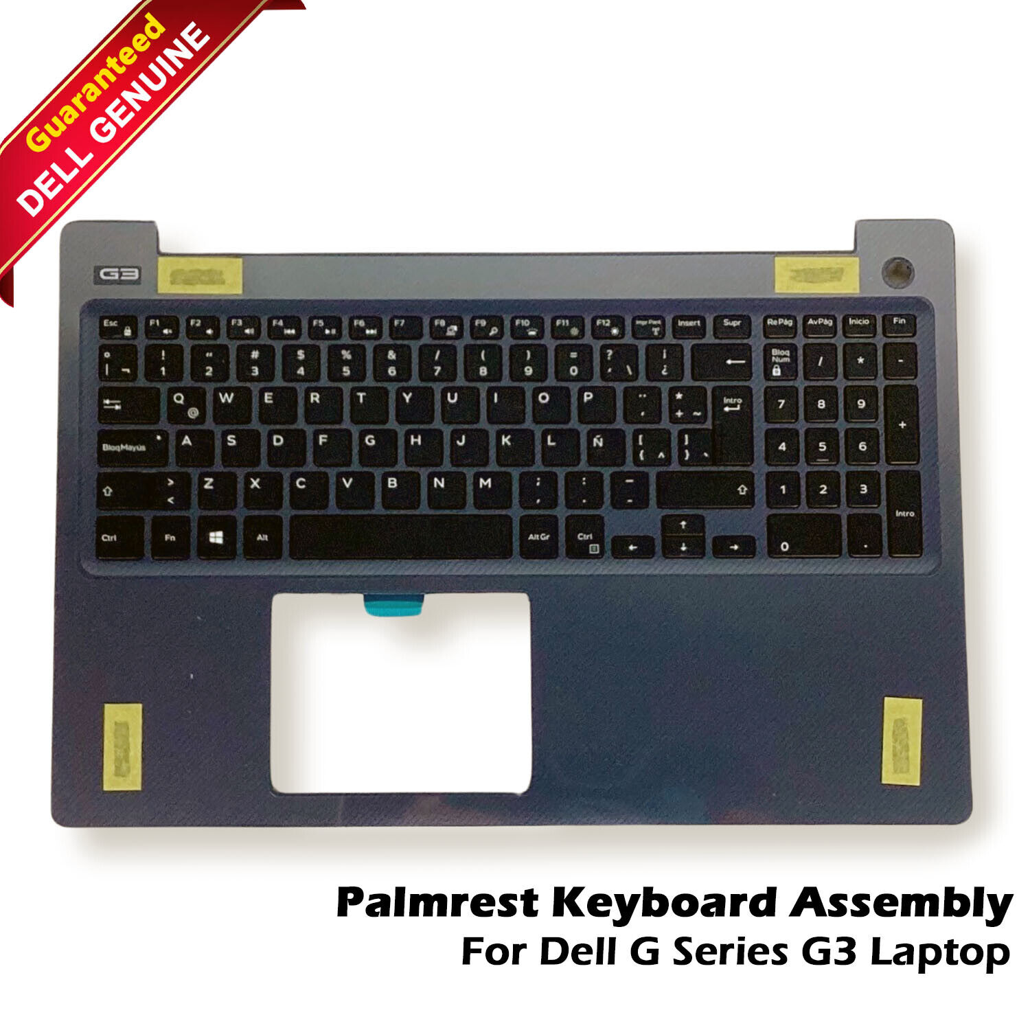 Genuine Dell G Series G3 3579 Laptop Palmrest Keyboard Spanish 1Y19N 01Y19N