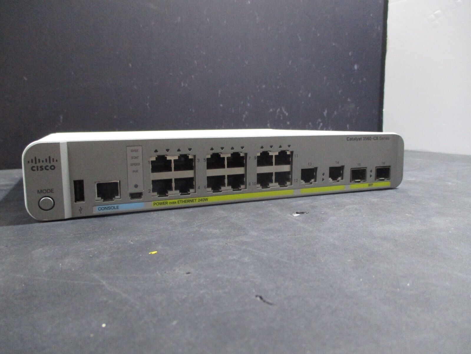 Cisco WS-C3560CX-12PC-S 12-Port Ethernet Switch Catalyst 3560-CX