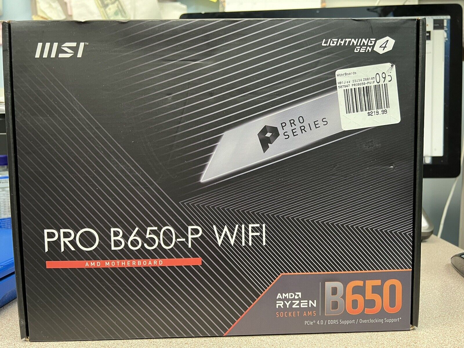 MSI PRO B650-P WiFi AM5 ATX AMD Motherboard New