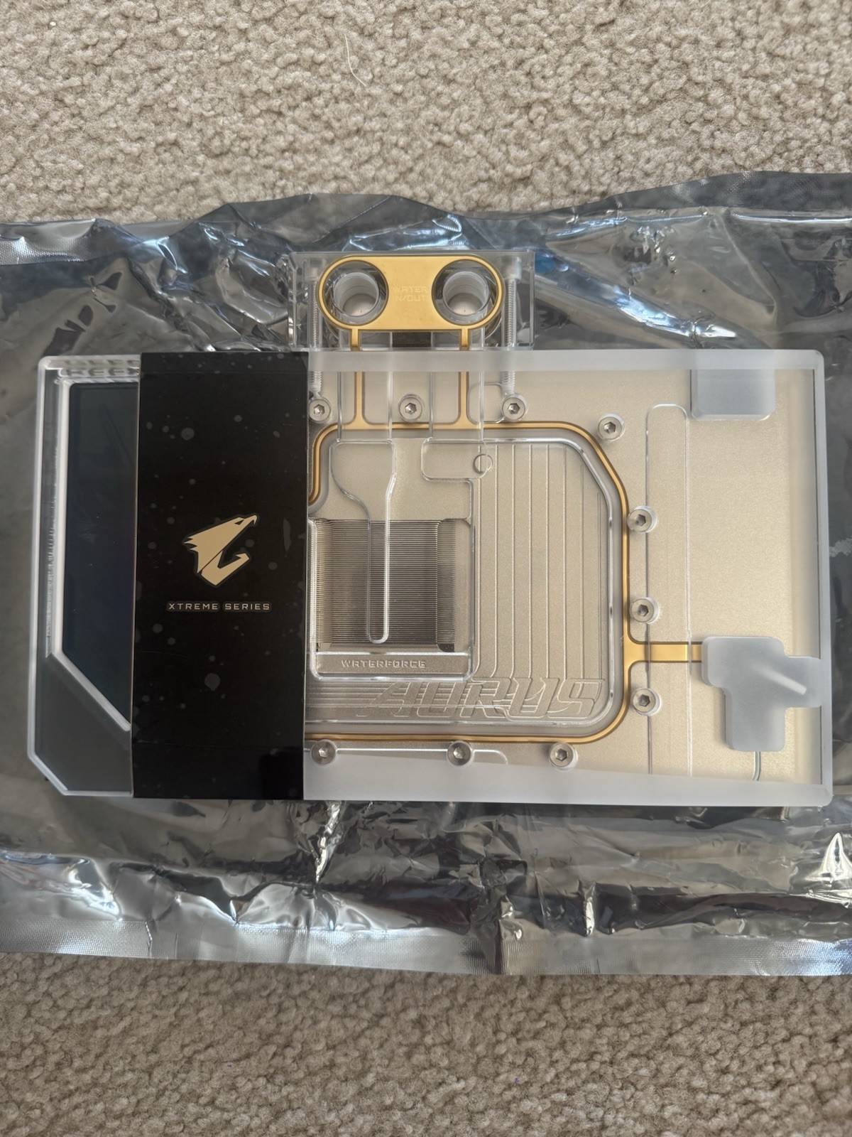 Aorus Xtreme 5090 Waterforce Water Block ONLY NO PCB