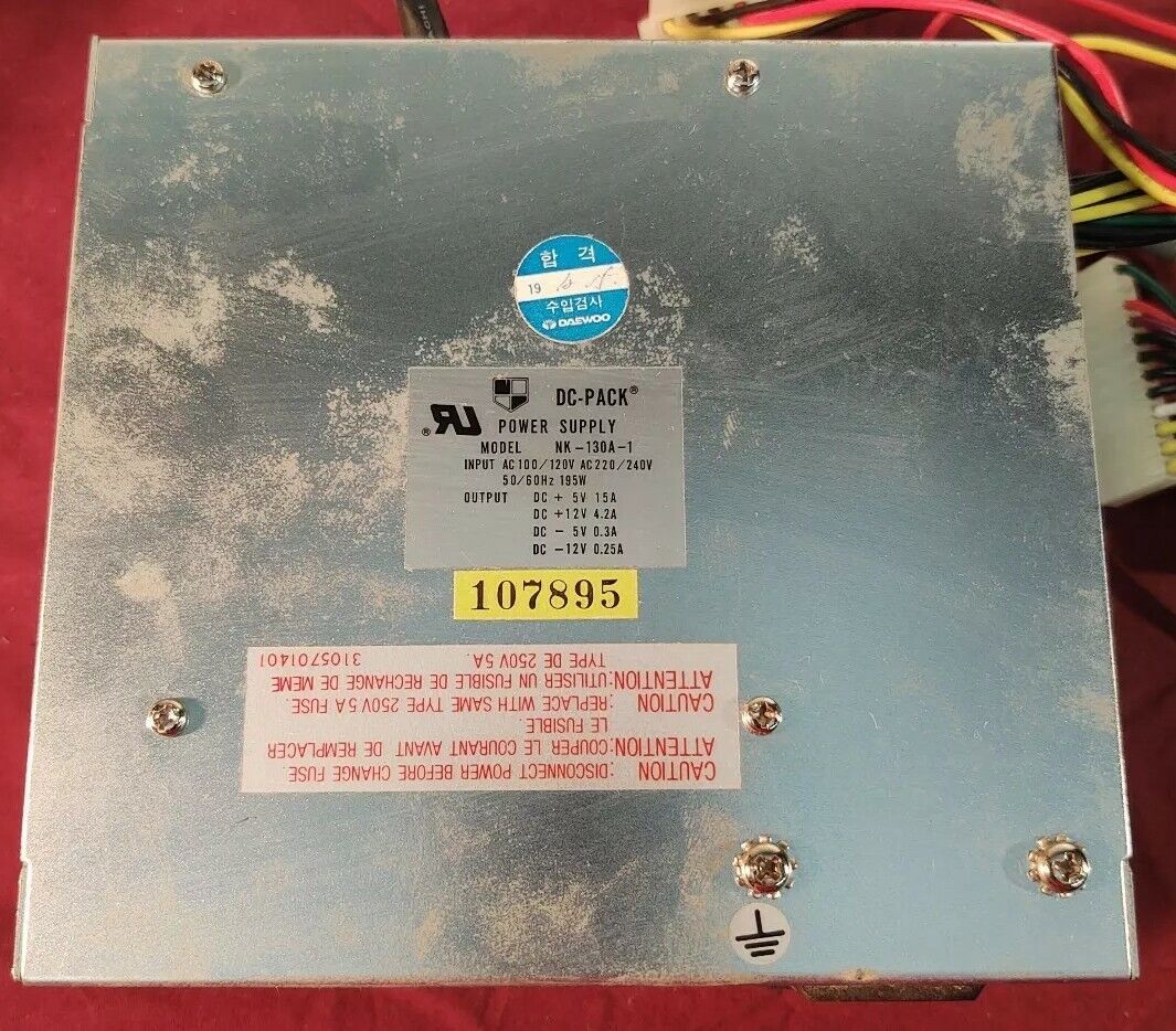 DC-PACK NK-130A-1 195 WATT SWITCHING POWER SUPPLY Legacy Collectible Computer 