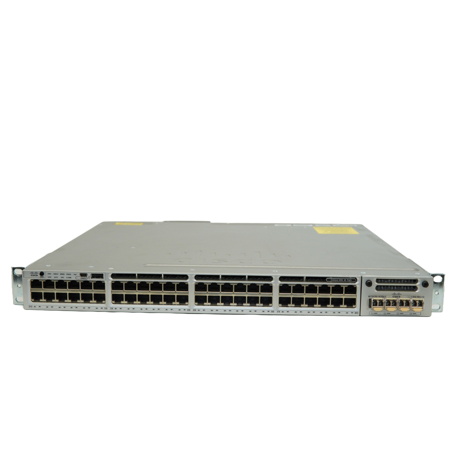Cisco Catalyst 3850 48 PoE+ 48-Port Gigabit Managed Switch WS-C3850-48F-E