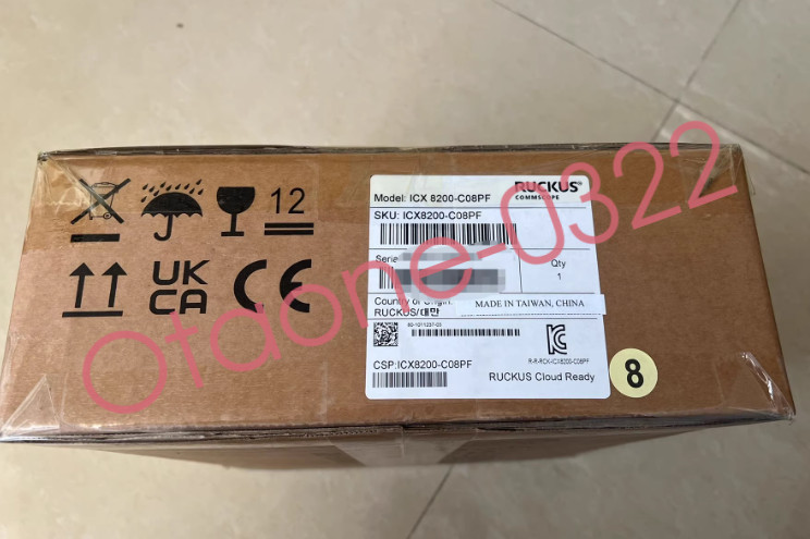 1PCS NEW Ruckus ICX 8200-C08PF Switch Fast delivery Via Fedex/DHL