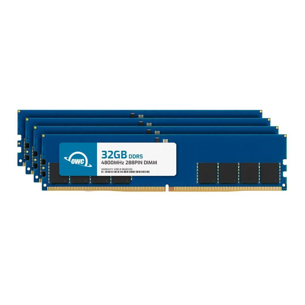 OWC 128GB (4x32GB) DDR5 4800MHz 2Rx8 Non-ECC 288-pin DIMM Memory RAM