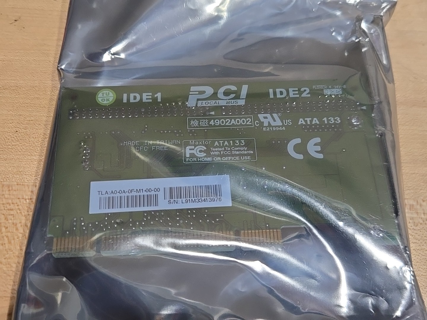 Vintage Maxtor ATA133 2-Port PCI RAID Controller Card Promise Ultra133 Sealed