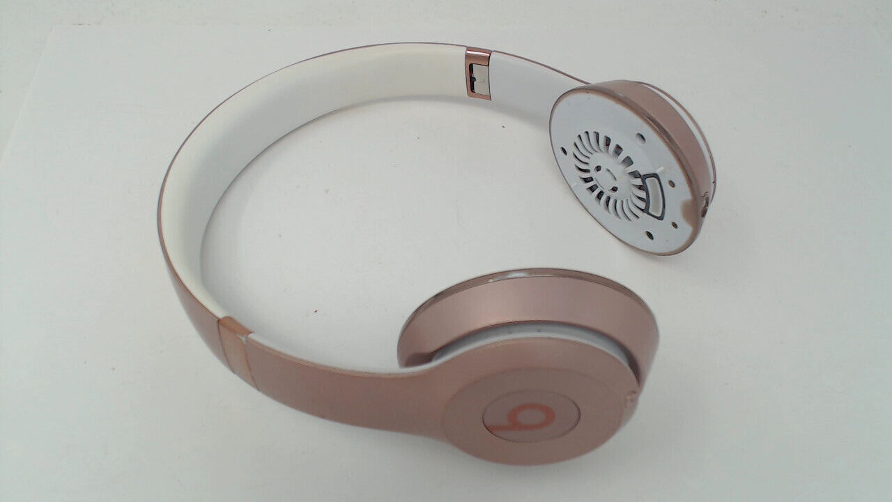 Beats Solo 3 Wireless A1796 Headphones Rose Gold Pink NO EAR PADS/SMELLS