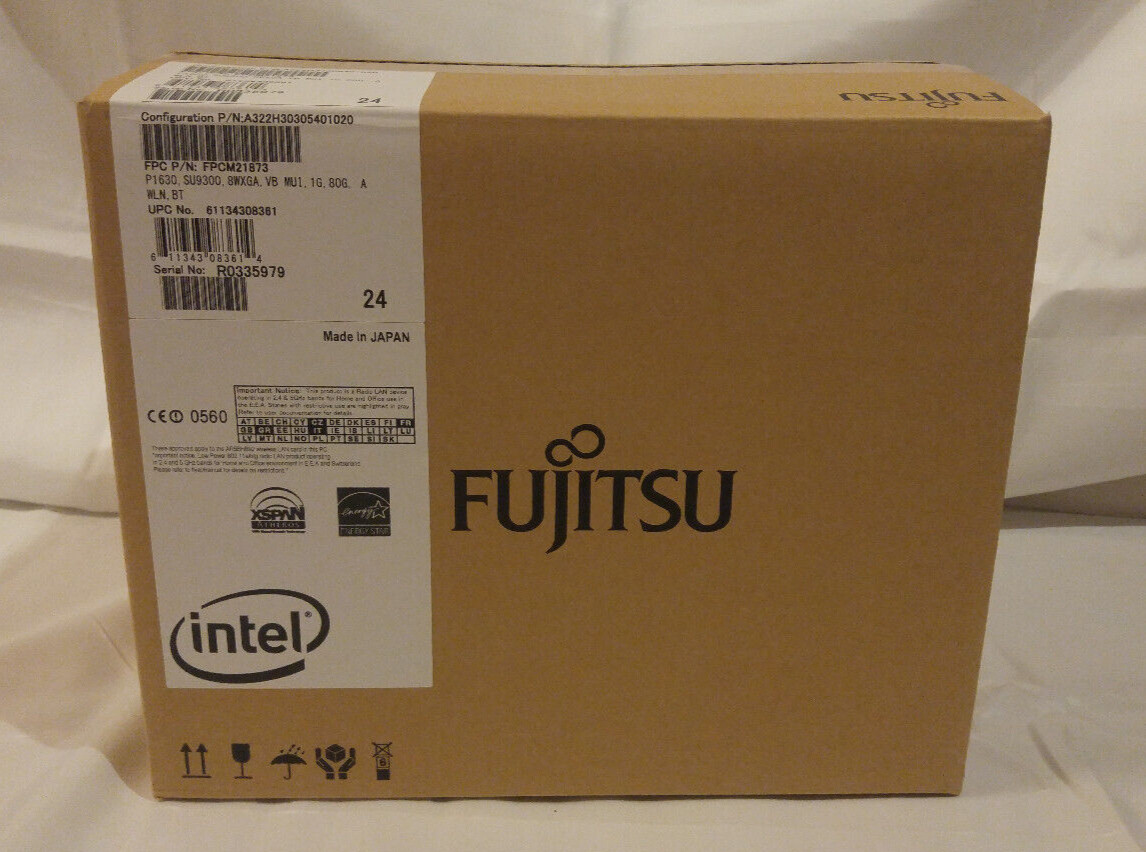 New Old Stock Vintage Fujitsu Lifebook P1630 UMPC Laptop Retro Computer New Old Stock Vintage Fujitsu Lifebook P1630 UMPC Laptop Retro Computer