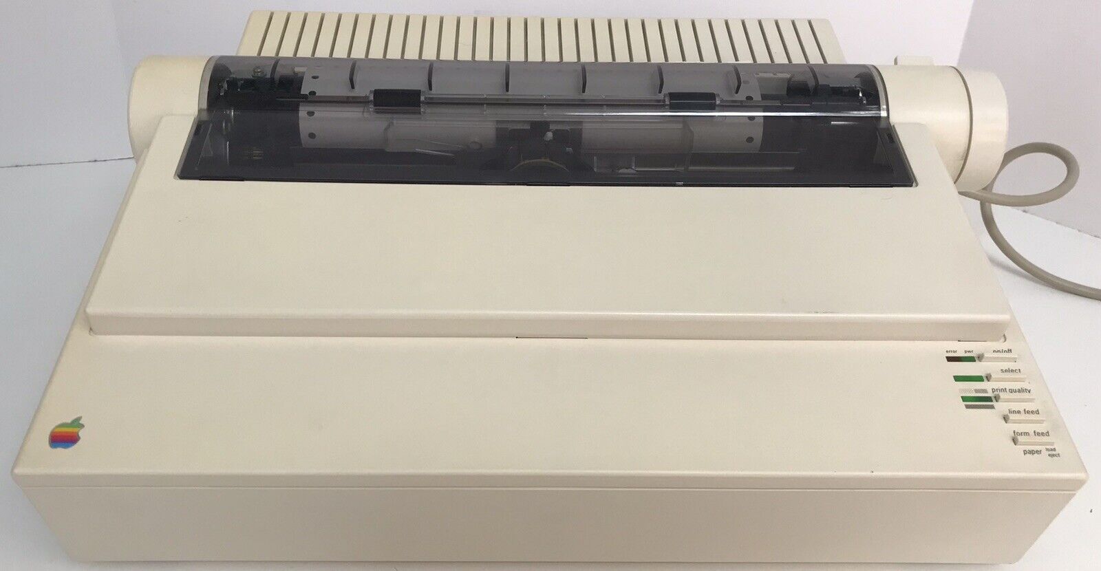 Vintage Apple Computer ImageWriter II Dot Matrix Printer A9M0310 Powers On