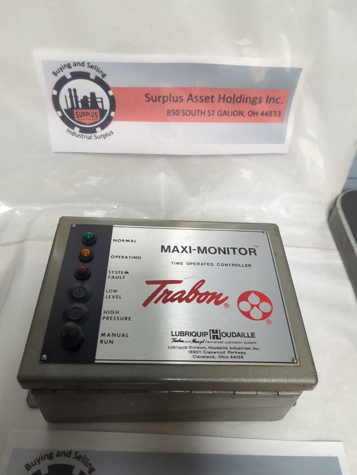 TRABON,WDX-1-1-1-1-1-1-1,MAXI-MONITOR TIME OPERATOR CONTROLLER PRE-OWNED TRABON,WDX-1-1-1-1-1-1-1,MAXI-MONITOR TIME OPERATOR CONTROLLER PRE-OWNED