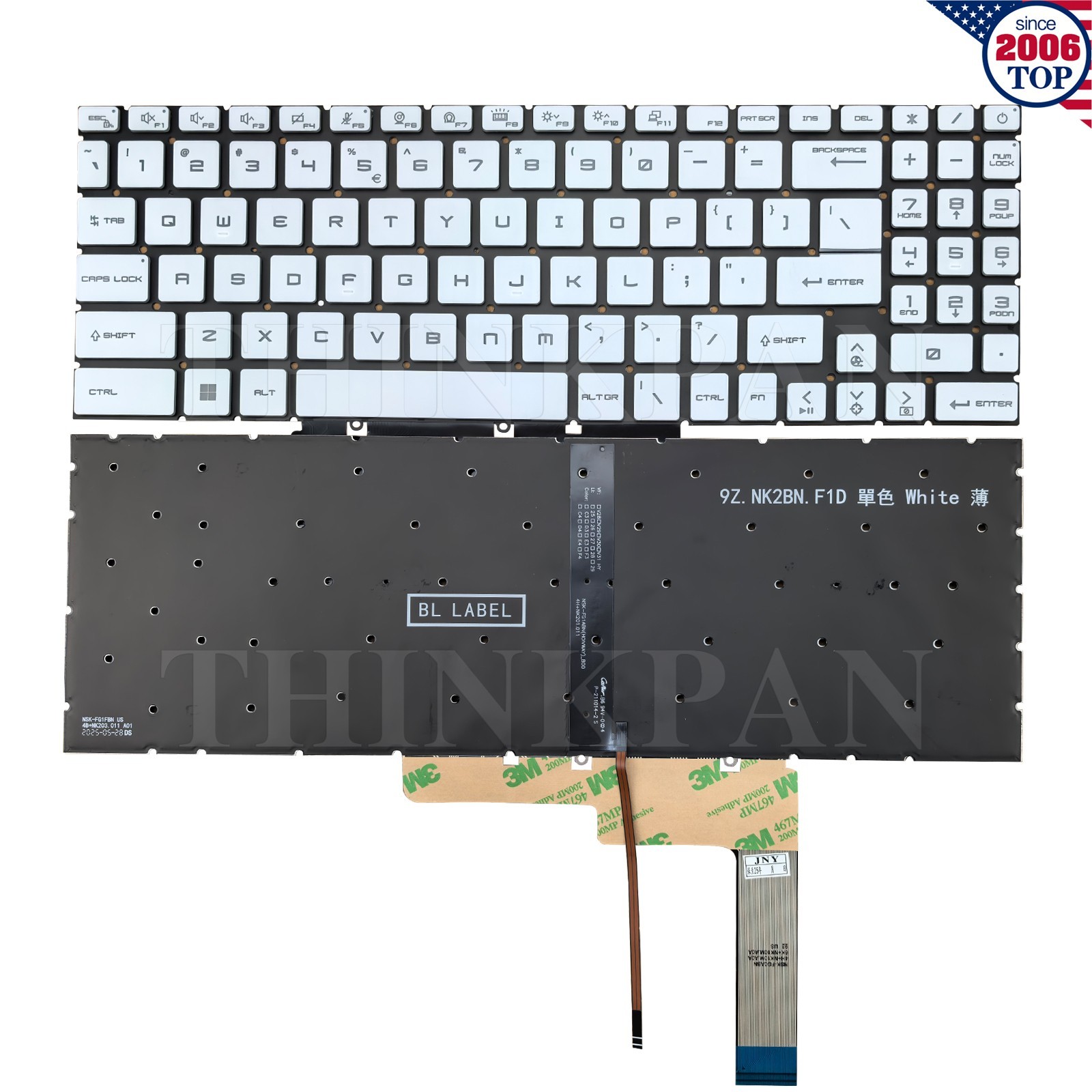 New US Backlit Keyboard for MSI Sword 15 A11UC A12UC A12UD A12VE A13UCX A13VE New US Backlit Keyboard for MSI Sword 15 A11UC A12UC A12UD A12VE A13UCX A13VE