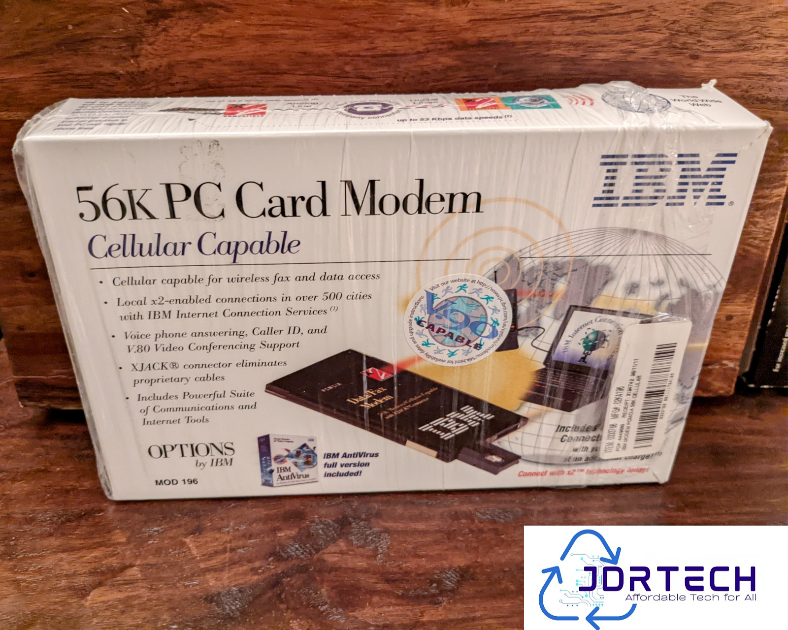 IBM 04K0054 56K PC Card Data/Fax Modem Kit with XJACK