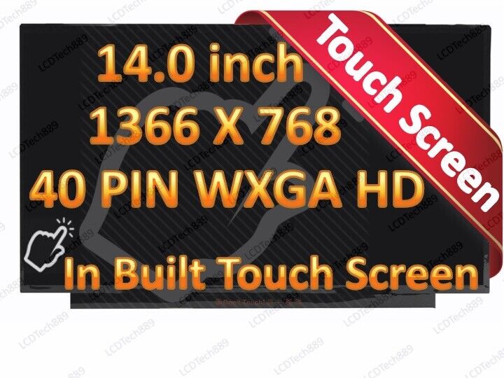 NT140WHM-T00 V8.4 Touch LED LCD Screen HD Display For Windows system only