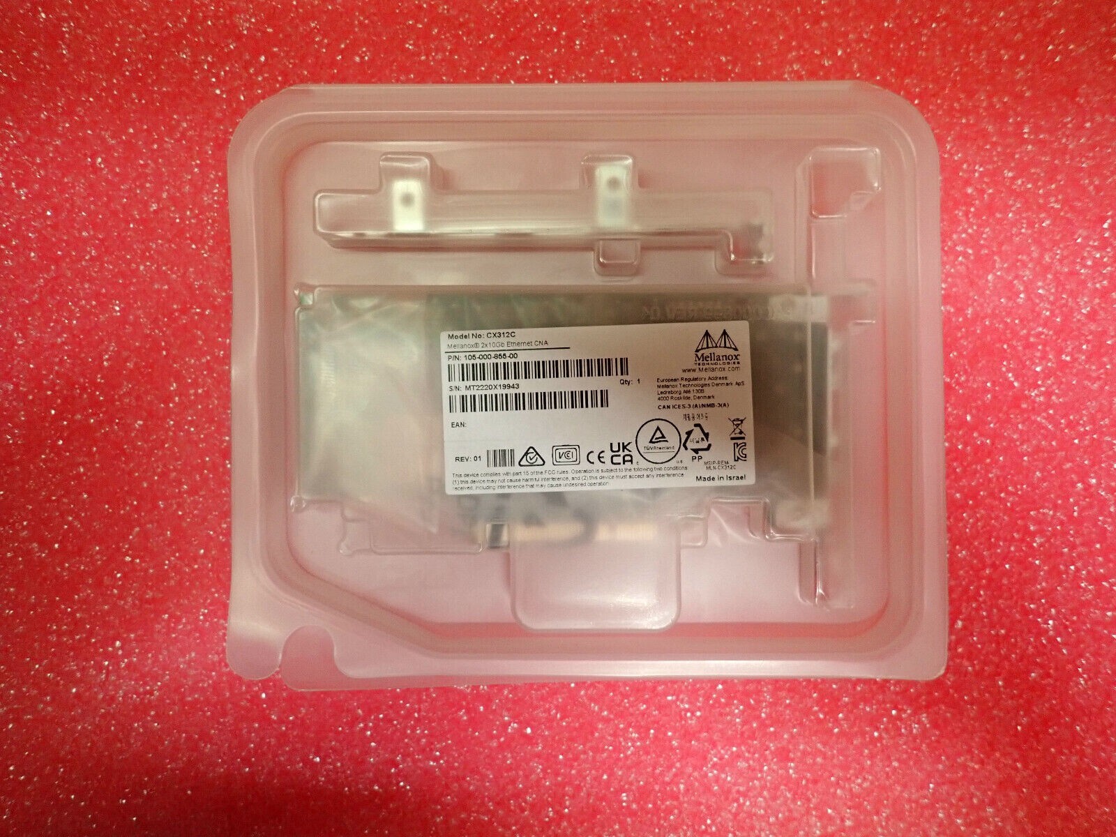 2 x New Original Mellanox CX312C ConnectX-3 Pro Dual 2 x 10Gb 10GbE SFP+ PCIe 2 x New Original Mellanox CX312C ConnectX-3 Pro Dual 2 x 10Gb 10GbE SFP+ PCIe
