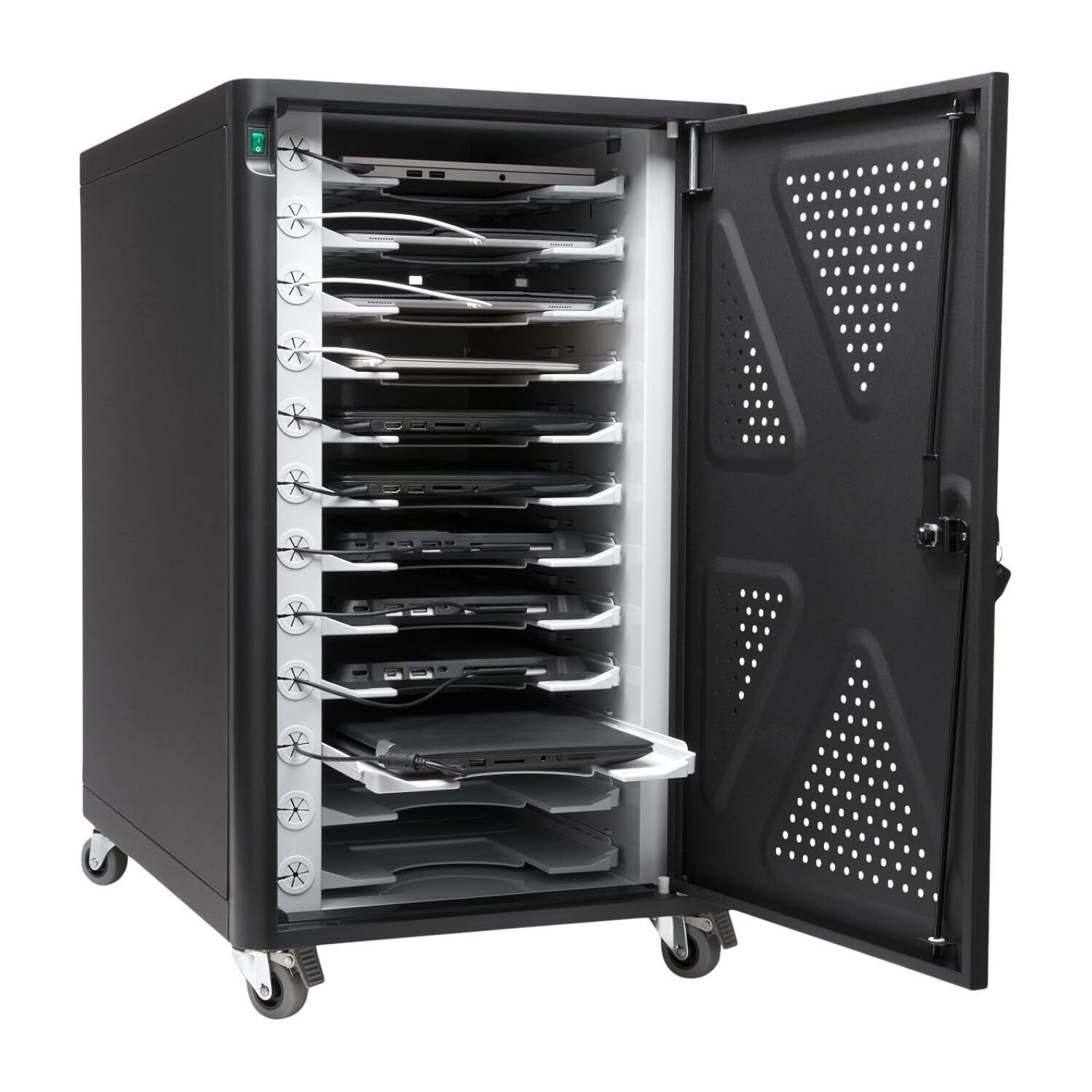 Kensington AC12 Security Charging Cabinet for Tablets, Chromebooks, 2 in 1 Lap