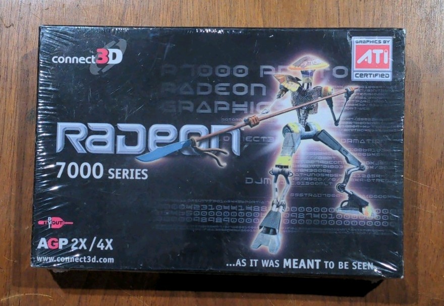 Connect3D ATI Radeon 7000 AGP 32MB DDR Video Card Vintage New Old Stock (NOS) Connect3D ATI Radeon 7000 AGP 32MB DDR Video Card Vintage New Old Stock (NOS)