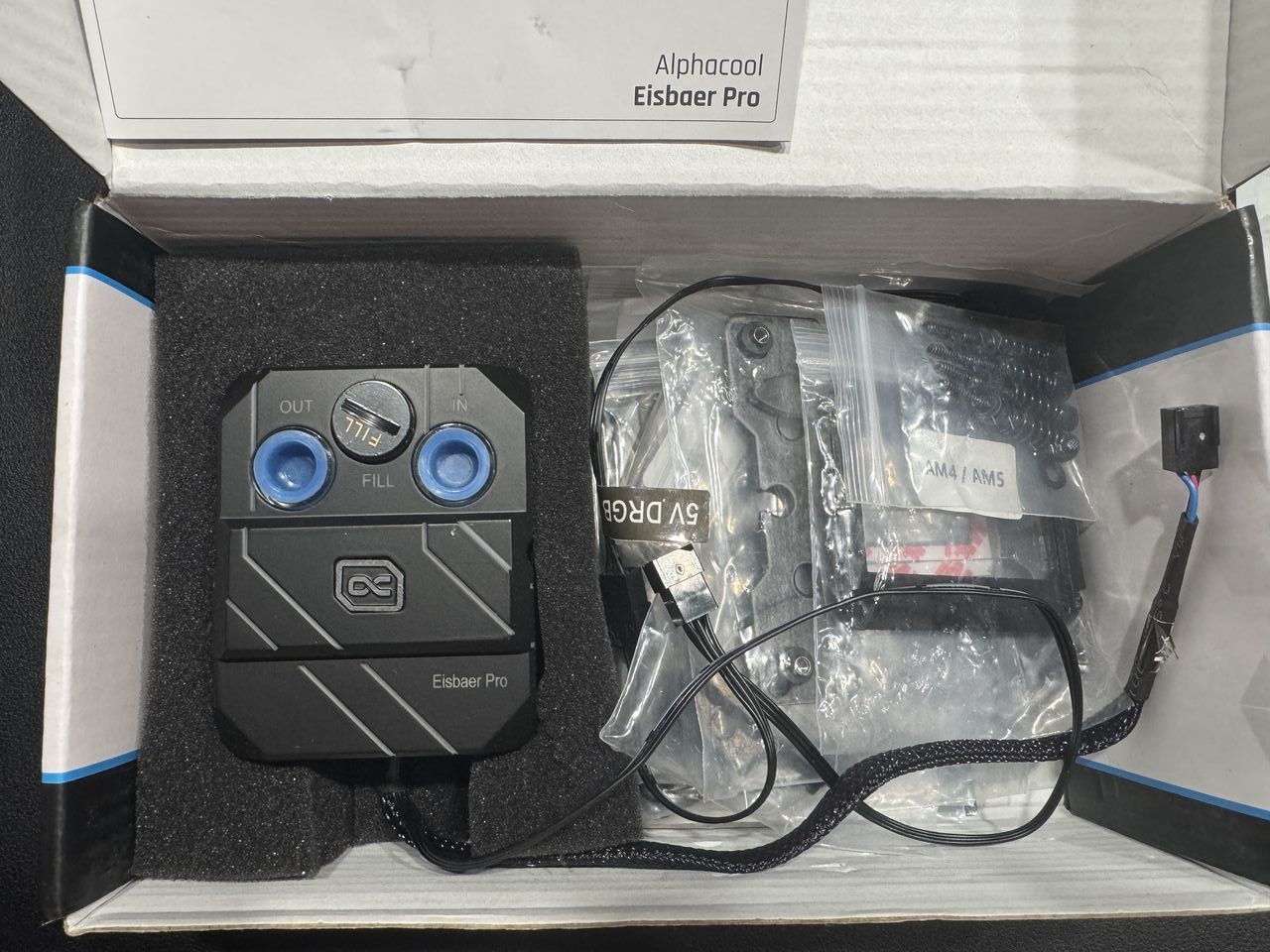 Alphacool Eisbaer Pro Aurora Solo Digital RGB CPU Water Block Pump Combo 13000 Alphacool Eisbaer Pro Aurora Solo Digital RGB CPU Water Block Pump Combo 13000