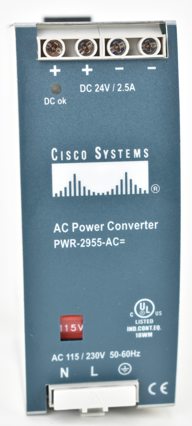 Cisco PWR-2955-AC Catalyst 2955 AC to 24V DC Power Supply DIN Rail 74-3243-01