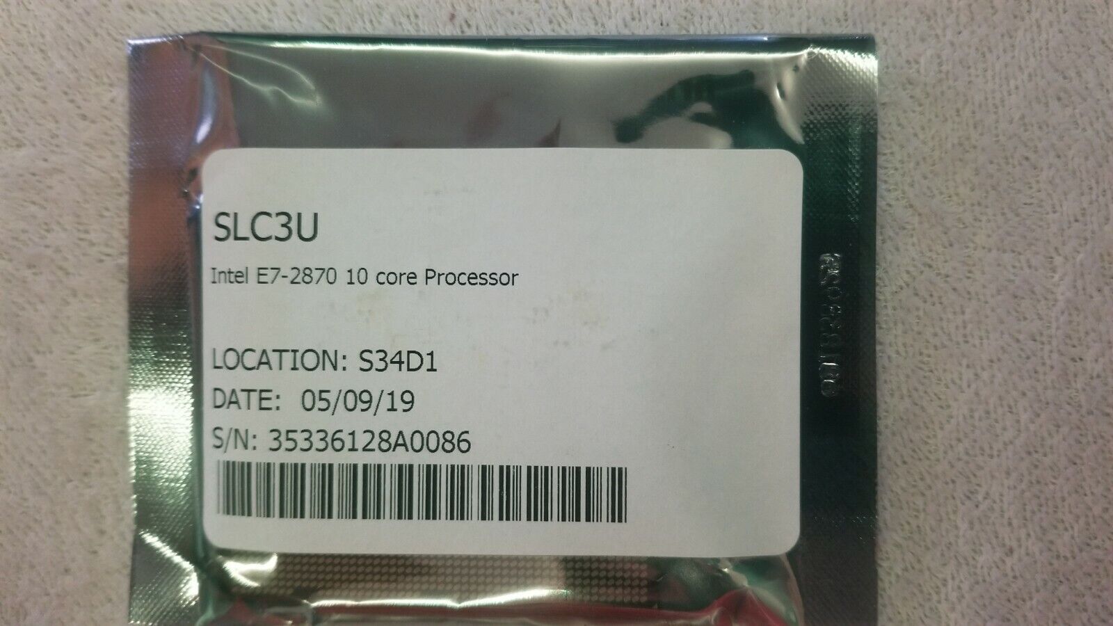 LOT of 15- Intel SLC3U Xeon E7-2870 2.40GHz 30MB 10-Core Processor - Cisco UCS