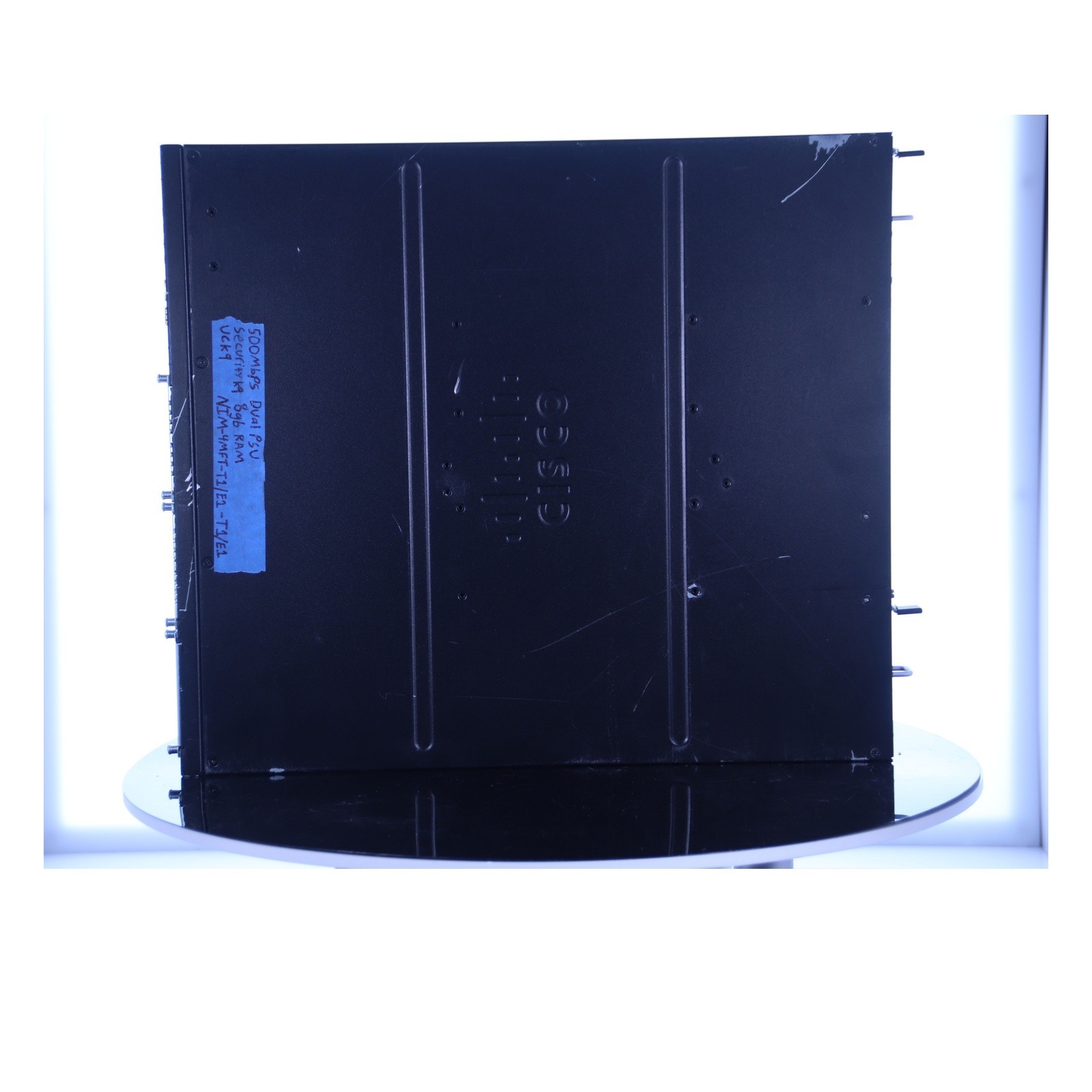 Cisco ISR4431 Integrated Services Router Dual PSU 8GB RAM w/ NIM-4MFT-T1/E1 Cisco ISR4431 Integrated Services Router Dual PSU 8GB RAM w/ NIM-4MFT-T1/E1