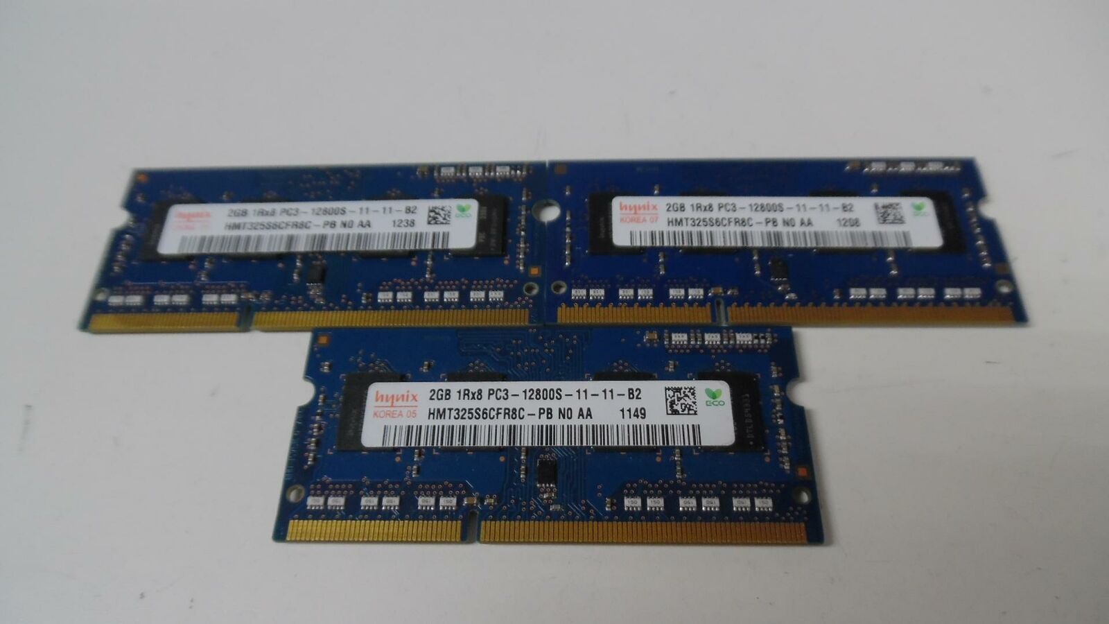 SK Hynix 6GB (2GBx3) SO-DIMM DDR3 PC3-12800S Module - HMT325S6BFR8C-H9 - Tested