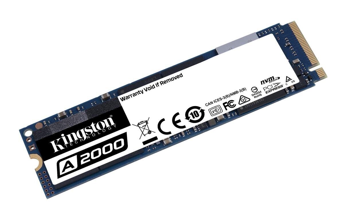Kingston 250G A2000 M.2 2280 NVMe PCIe Gen 3.0 x4