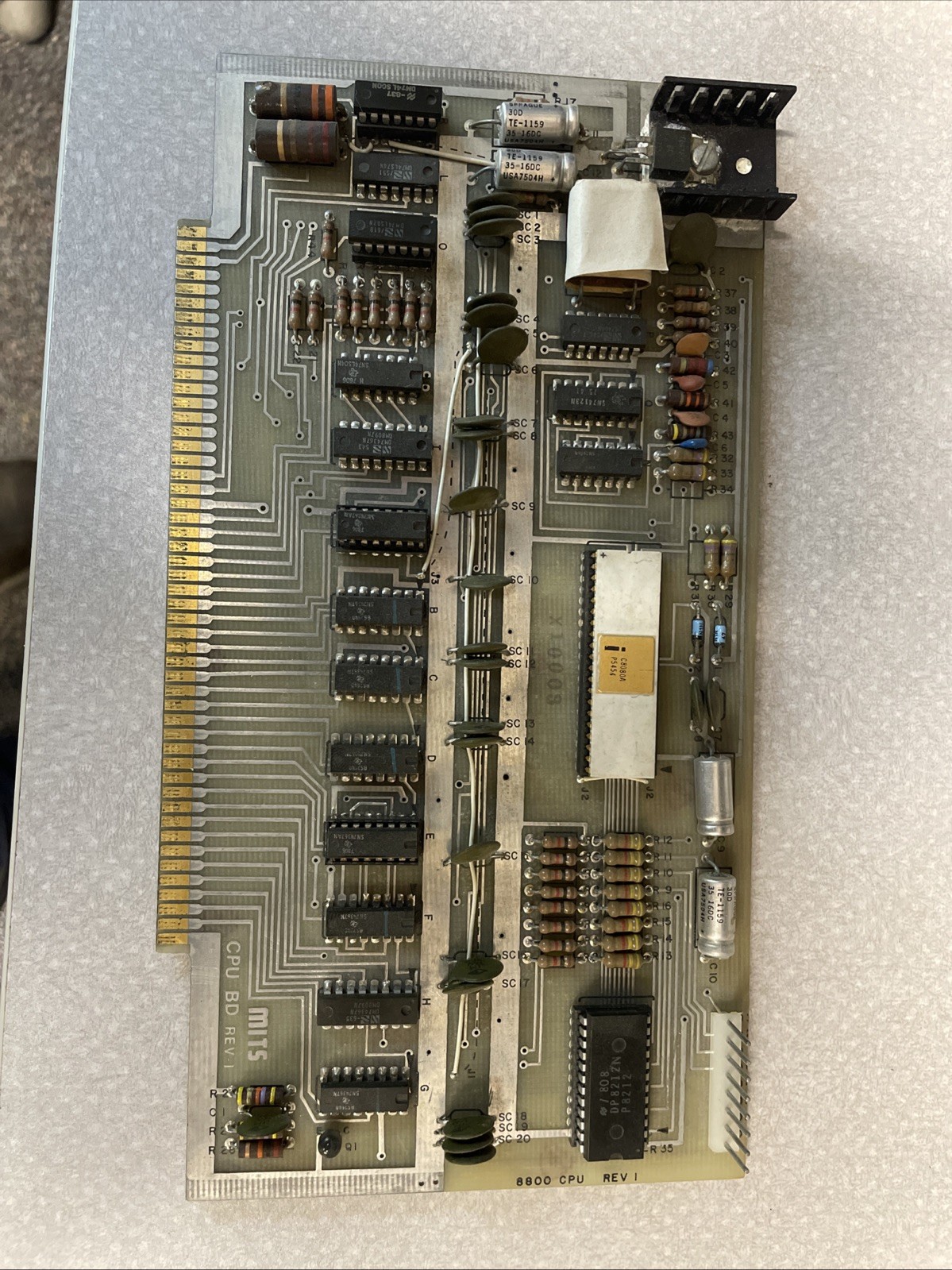 Altair Mits 8800 CPU Rev 1 Board as is Altair Mits 8800 CPU Rev 1 Board as is