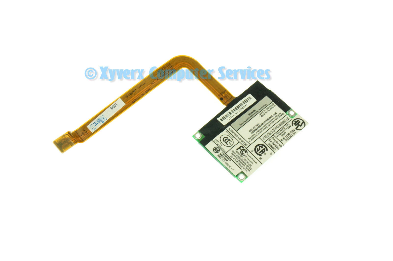 A02-0011JPB 821-0292-A GENUINE APPLE MODEM CARD WITH CABLE A1046 EMC 1960 SERIES