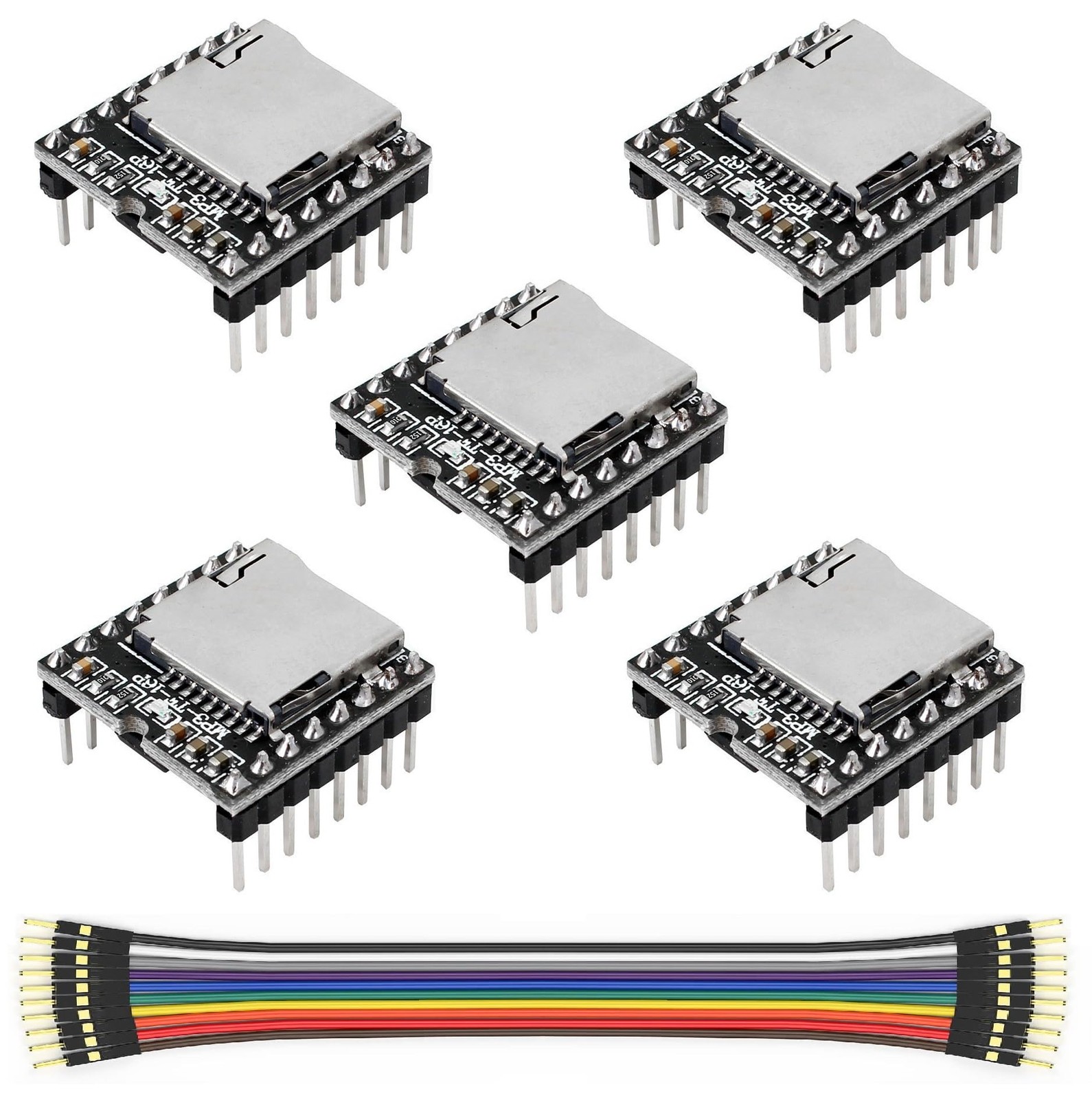 5 Pcs Mini MP3 Module Compatible with DFPlayer Code for Arduino Raspberry Pi ... 5 Pcs Mini MP3 Module Compatible with DFPlayer Code for Arduino Raspberry Pi ...