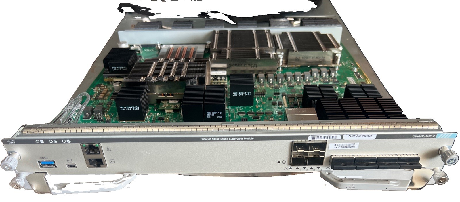Cisco C9400X-SUP-2 Gen 2 Supervisor Module PULLED FROM WORKING ENVIRONMENTT Cisco C9400X-SUP-2 Gen 2 Supervisor Module PULLED FROM WORKING ENVIRONMENTT