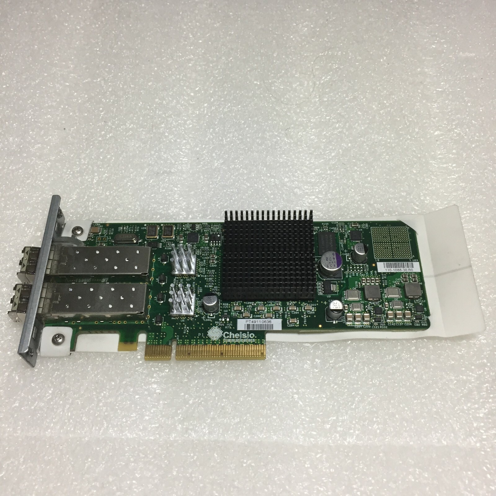 Chelsio 10GB 2-Port PCI-e OPT Adapter Card 110-1088-30 B0 Chelsio 10GB 2-Port PCI-e OPT Adapter Card 110-1088-30 B0