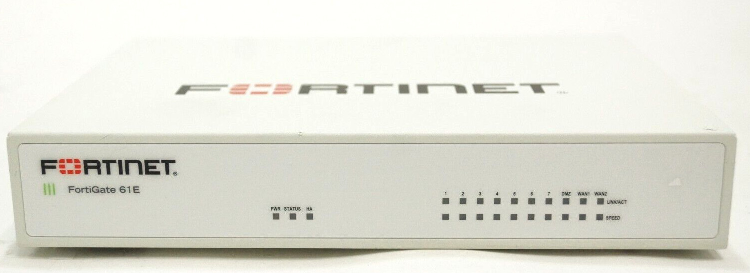 Fortinet Fortigate FG-61E | Firewall Network Security Appliance
