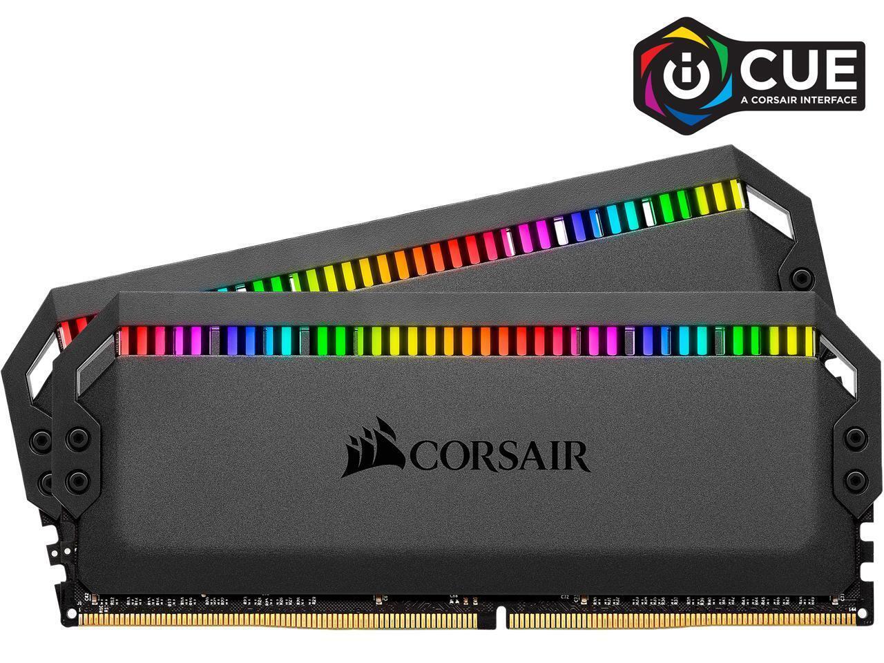 CORSAIR Dominator Platinum RGB 32GB (2 x 16GB) 288-Pin PC RAM DDR4 3600 (PC4 288
