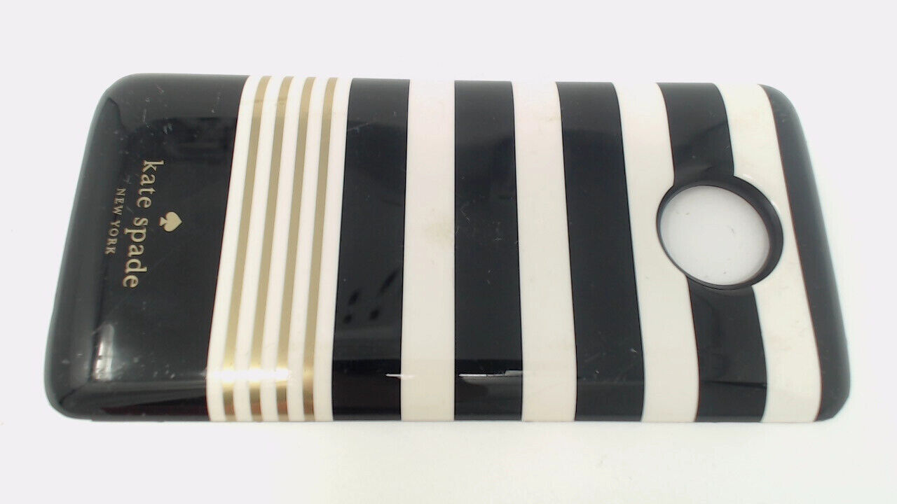 Black Stripes Kate Spade Power Pack Mod for Moto Z Phones KSMO-006-STTGF-V