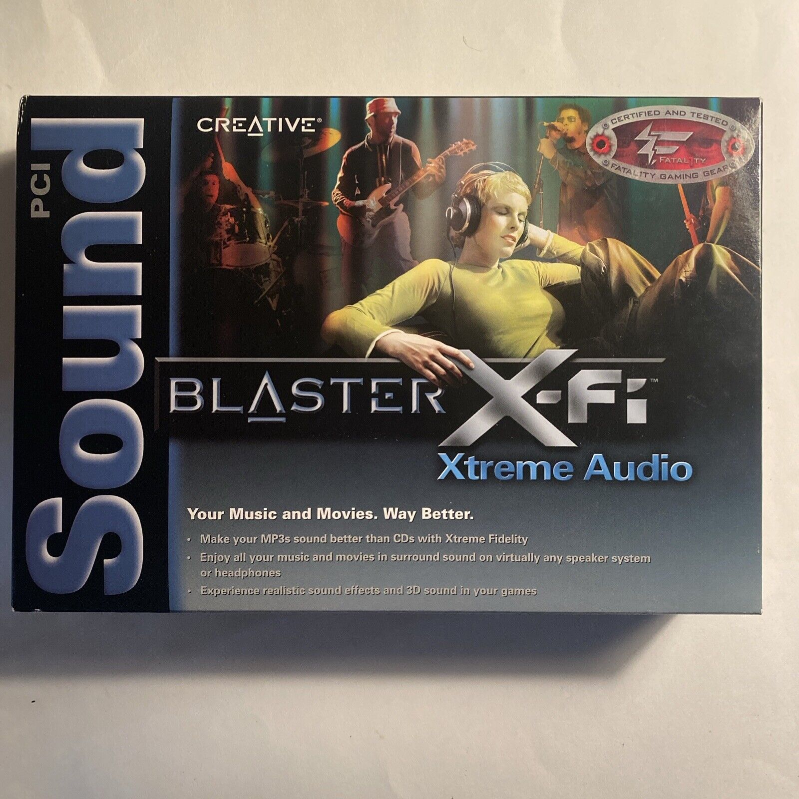 Creative Sound Blaster SB0790 X-Fi 7.1 Channel Xtreme Audio PCI Sound Card.  New