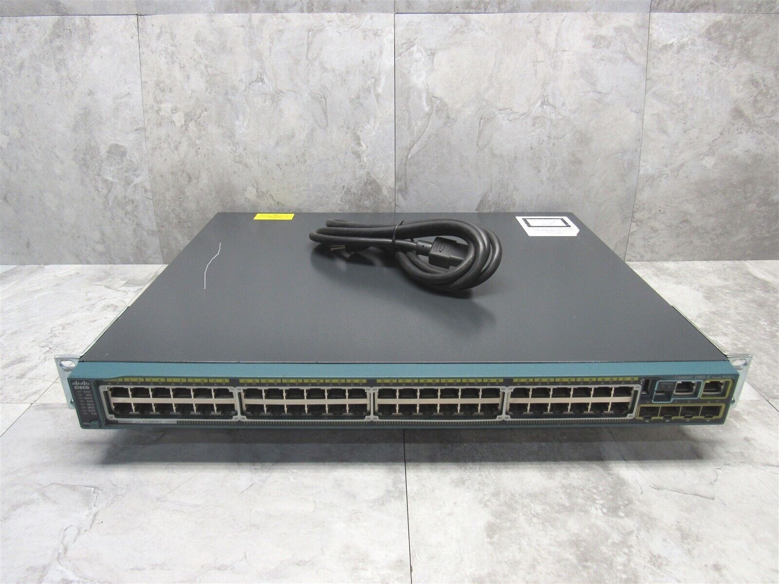Cisco 2960S PoE+ WS-C2960S-48LPS-L Gigabit Ethernet Network Switch w/ Ears