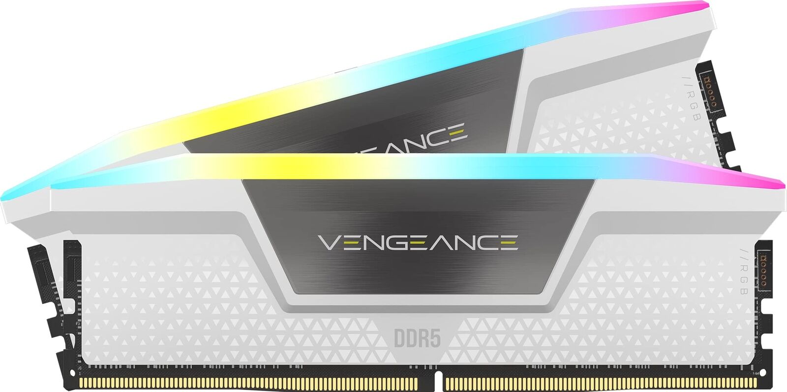 CORSAIR Vengeance RGB 2x32GB 5200MHz DDR5 288pin DIMM Memory Kit White