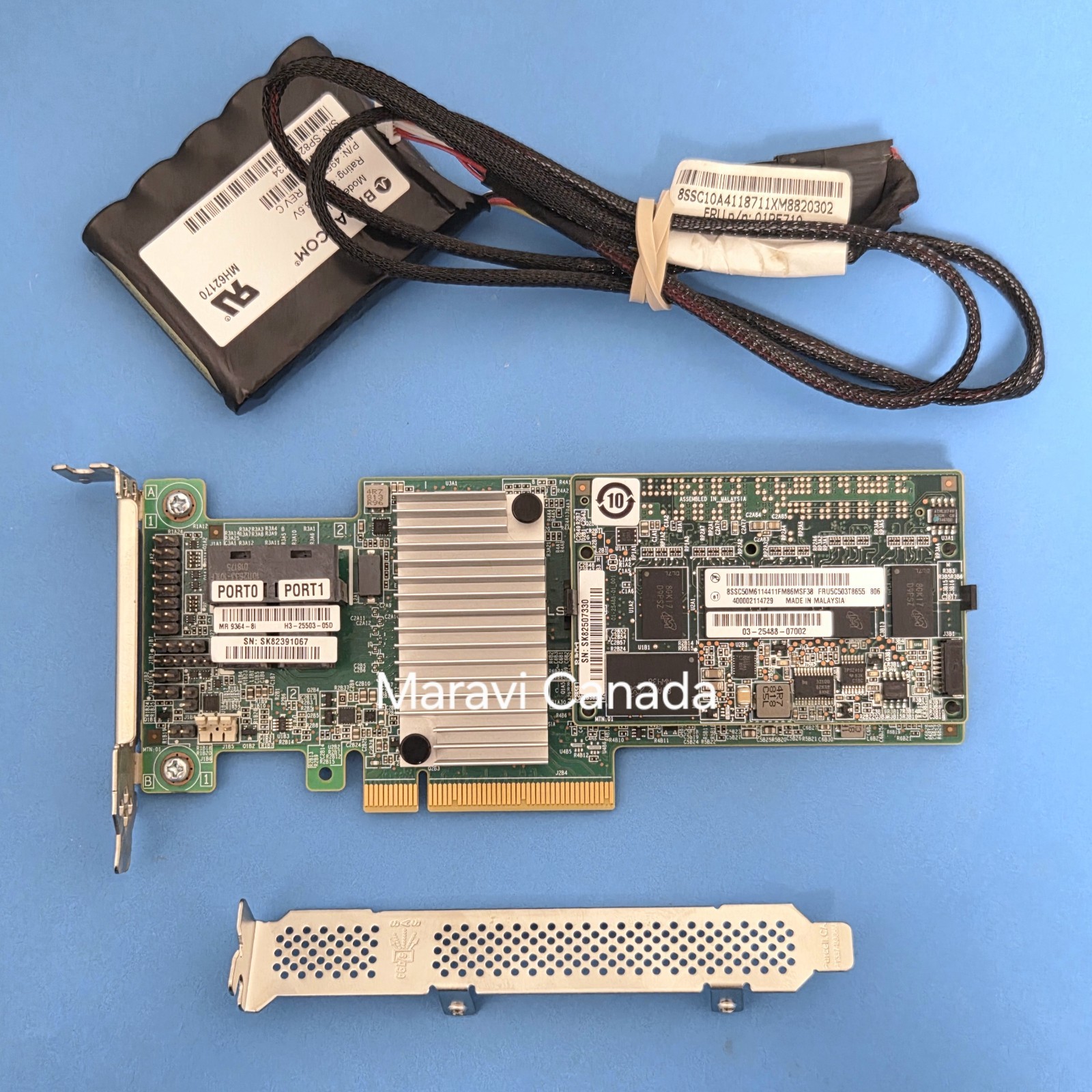 Lenovo LSI 9364-8i 12Gb/s SAS RAID Controller PCIe SAS3108 1GB Cache w/ Battery Lenovo LSI 9364-8i 12Gb/s SAS RAID Controller PCIe SAS3108 1GB Cache w/ Battery