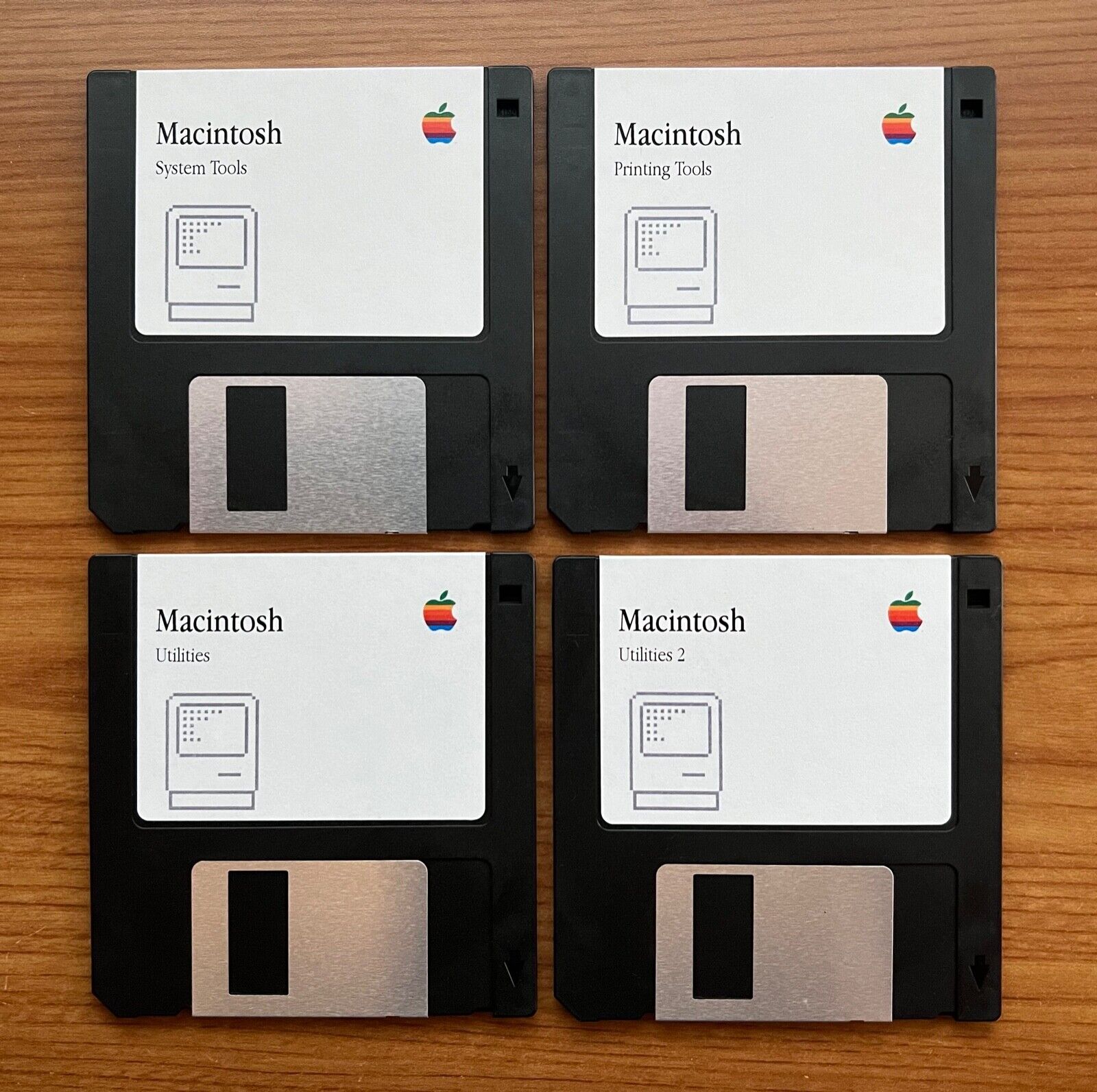 Apple Macintosh Startup Disk for Vintage Mac - System 6.0.8 (4-Disk Set)