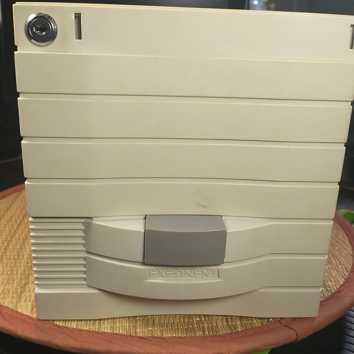 Vintage Cassette Exponent Media Storage System 3.5” Floppy Disk No Key