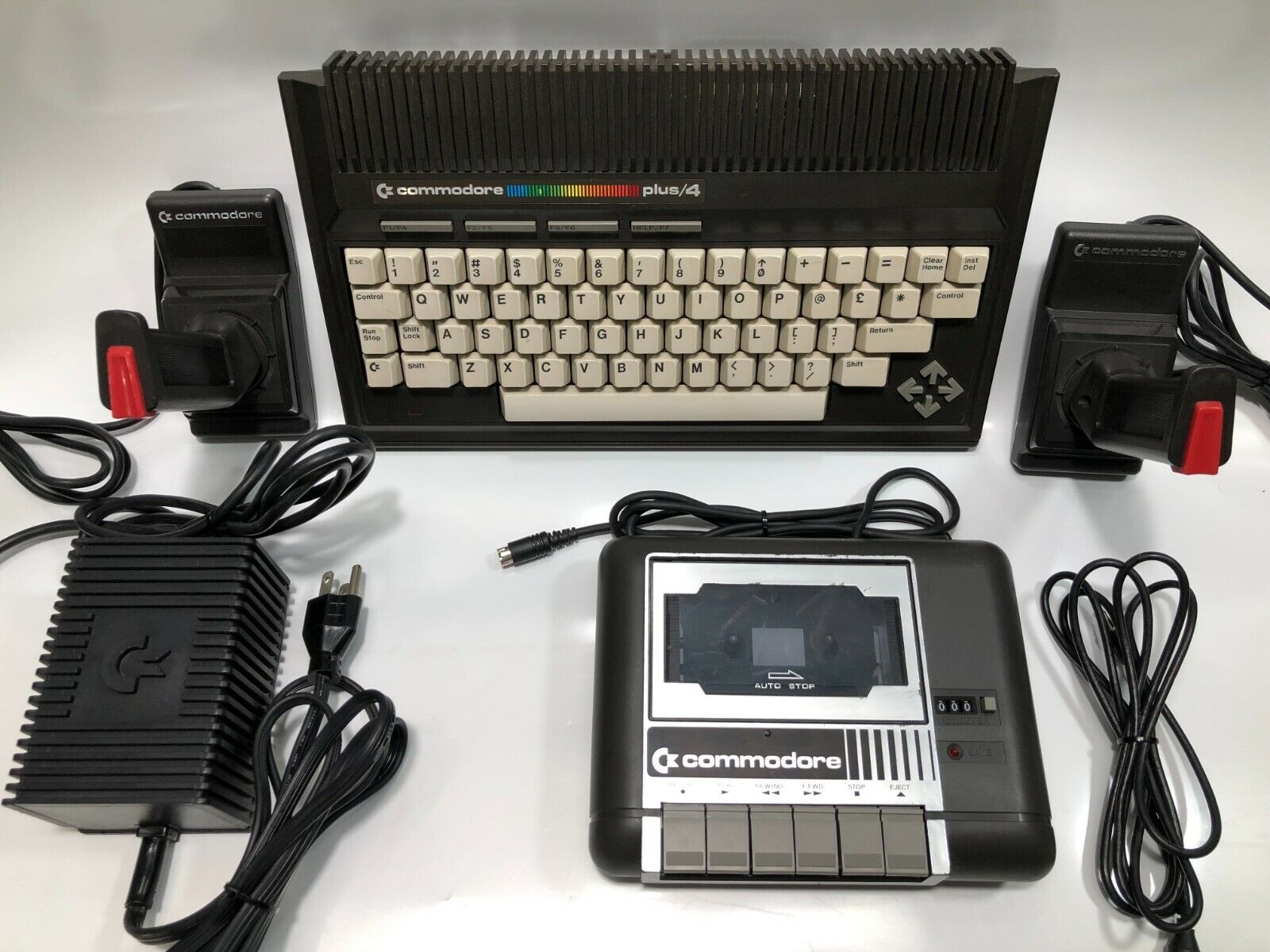 Commodore Plus 4 Personal Computer System-PAL -Vintage **Mint Condition**