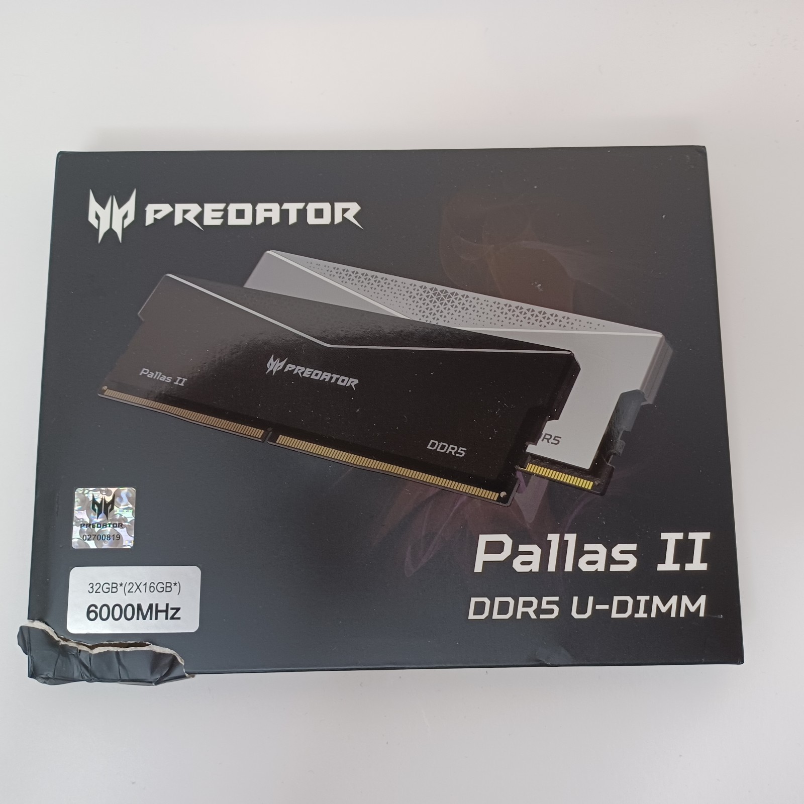 Acer Predator Pallas II DDR5 RAM 32GB (16GBx2) 6000MHz CL30 NEW OPEN BOX TESTED Acer Predator Pallas II DDR5 RAM 32GB (16GBx2) 6000MHz CL30 NEW OPEN BOX TESTED