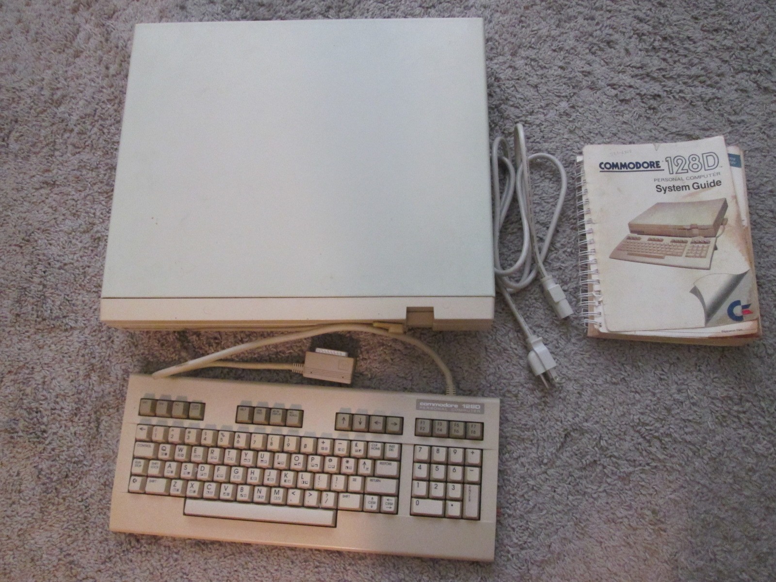 Vintage Commodore 128D Computer w Keyboard Tested Read Vintage Commodore 128D Computer w Keyboard Tested Read
